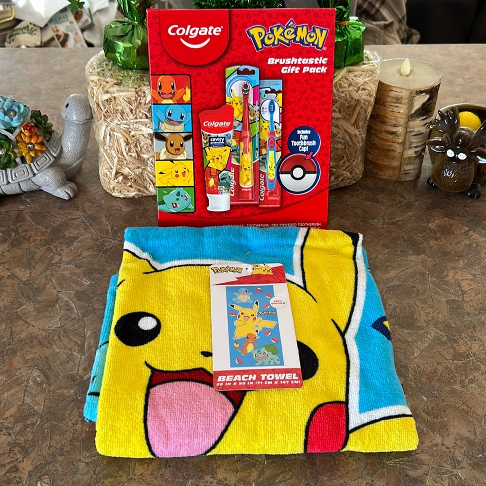Pokémon kids bathroom duo